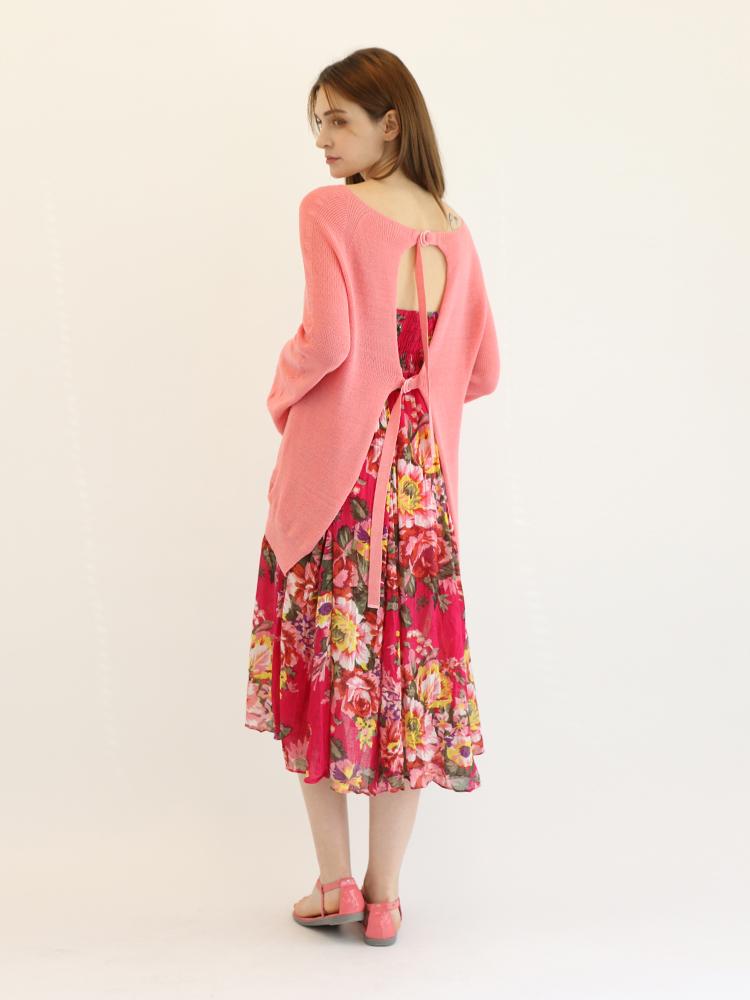 BLAHBANG Whole Garment Sexy Back (Coral)