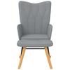 VidaXL Chaise à Bascule avec Tabouret Siège de Relaxation Fauteuil de Salon Salle de Séjour Siège de Salon Maison Intérieur 327622
