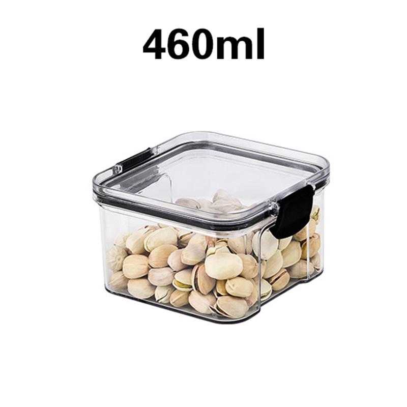Latest Design Household Transparent Pet Food Storage Boxes Multi Size Air Tight Food Containers Kitchen Storage Bins