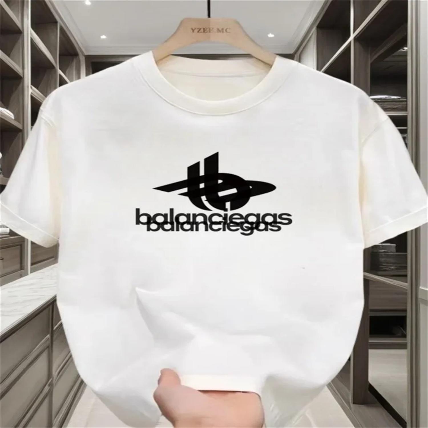

2025 New High quality T Shirt Casual Short Sleeve T Shirts Women Fashion Clothing Summer Sport Tops XXXXXL білий