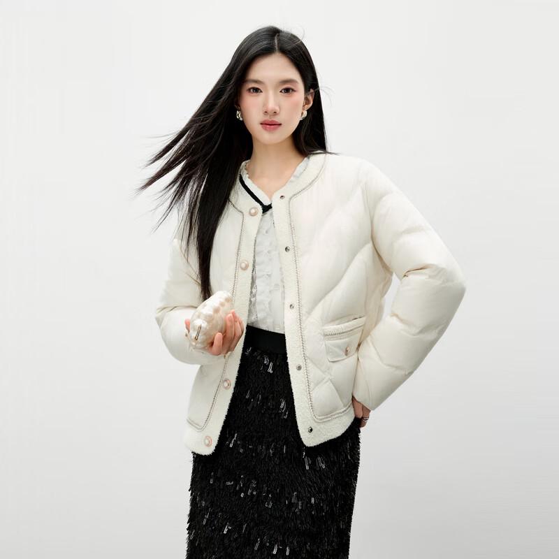 

Qiusui Yiren Women s Classic Short Down Jacket XL