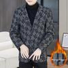 Men's Fashionable Lapel Plus Velvet Jacket - 2025 Autumn/Winter Casual Versatile Style