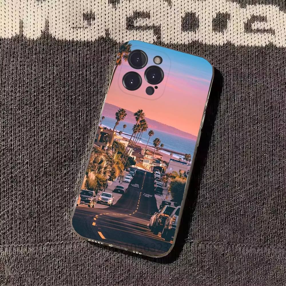 Travel Los Angeles California Phone Case for iPhone 11Pro 13 12 11 Pro Max 16e 17 Air 16 15 14 Plus 11ProMax
