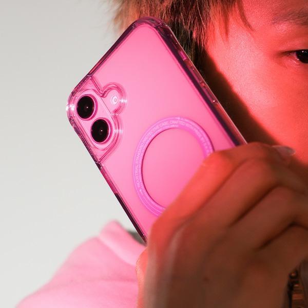 Skinarma Etui Saido Iphone 16 Plus 6.7  Magnetic Charging Różowy/Pink