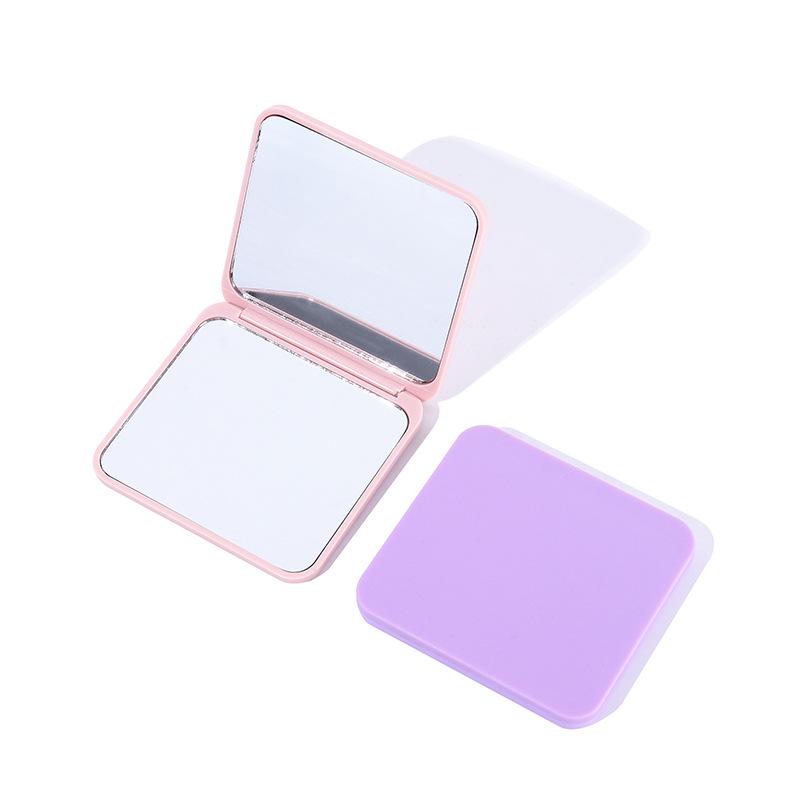 

Портативное двухстороннее складное зеркало для макияжа для девочек 7.2*6.7*3cm фиолетовый