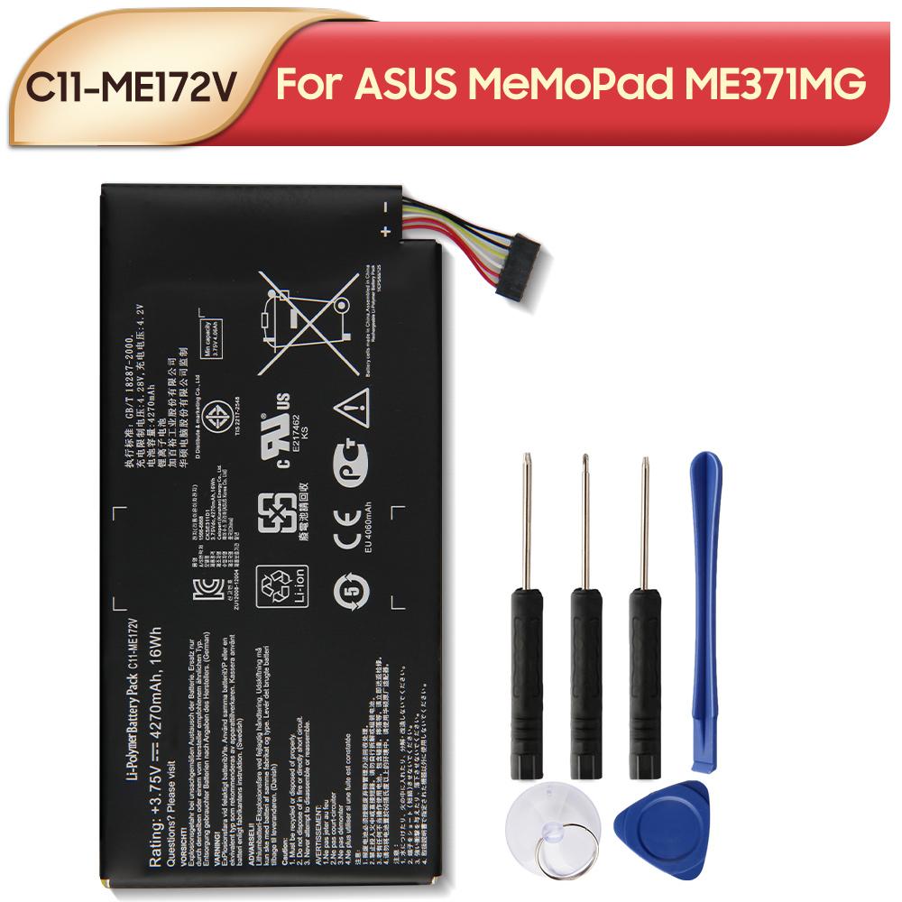 NEW Replacement Battery For ASUS MeMoPad ME371MG K004 ME172V C11-ME172V Tablet Battery 4270mAh