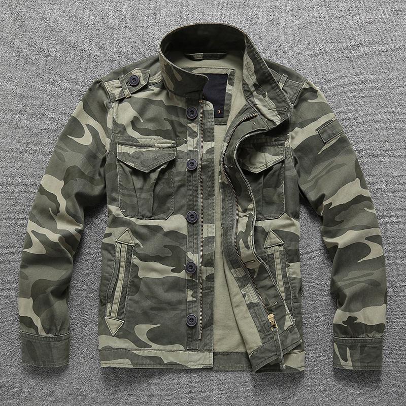 

Mid-Aged Men s Warm Camouflage Jacket - Winter/Autumn, Plus Velvet, Casual & Thickened L