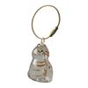 Cat Hair Storage Bottle Transparent Pet Fur Keepsake Keychain for Collecting Cats Dogs Hair Pet Memorial Gift