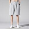 Men Shorts Elastic Waistband Drawstring Design Summer Sport Pants Ultra-Thin Ice Silk Fitness Short Pants