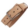 Men Belt Genuine Cowskin Top Layer Leather Soft Jeans Cowhide Belts for Men High Quality Fashion Style Vintage Brown Cowboy Male Belt