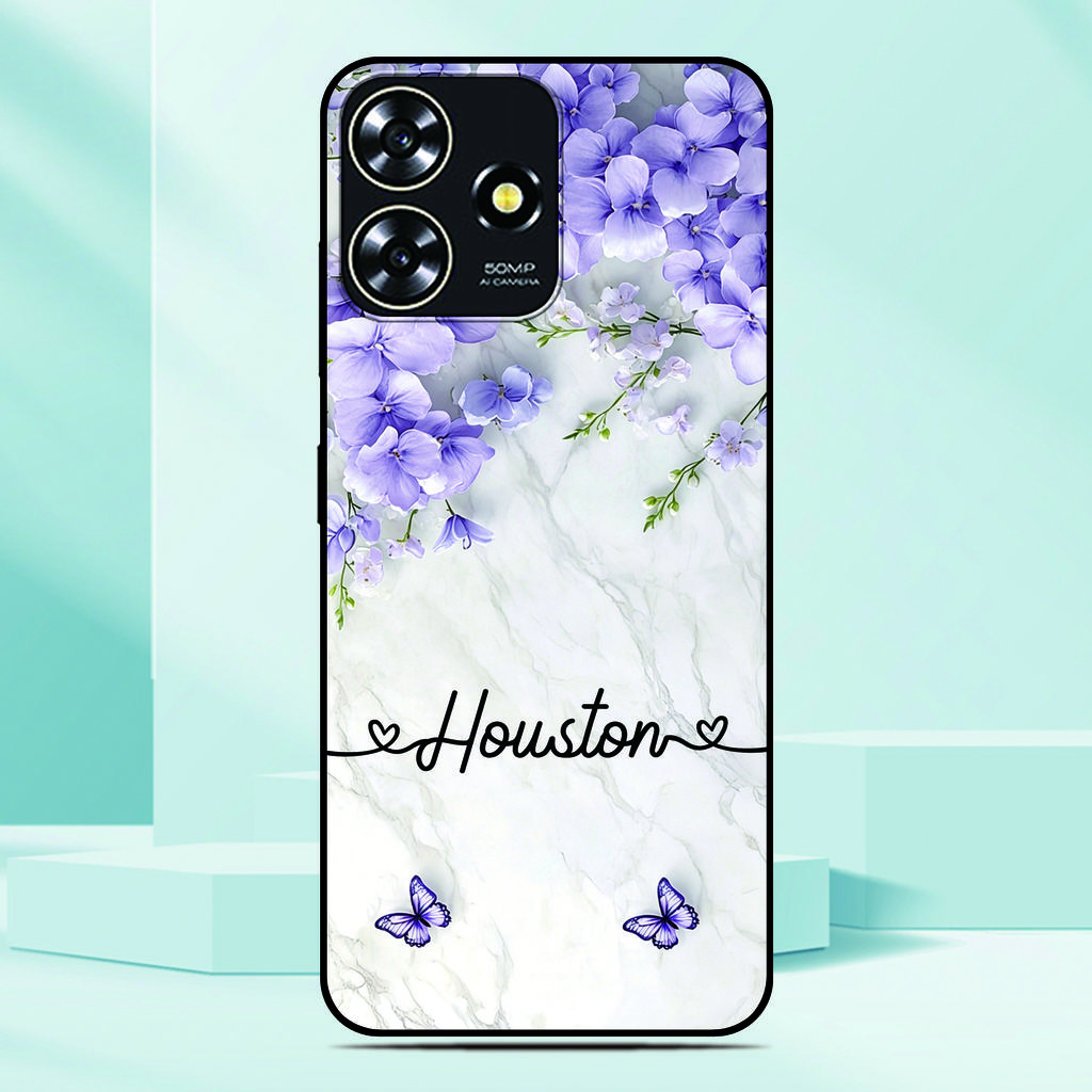 Personalized Name Phone Case For ZTE Blade A76 4G A75 A73 A72 A71 A35e A56 A55 A54 A35 A36 A51 A34 A31 Plus Custom Image Cover
