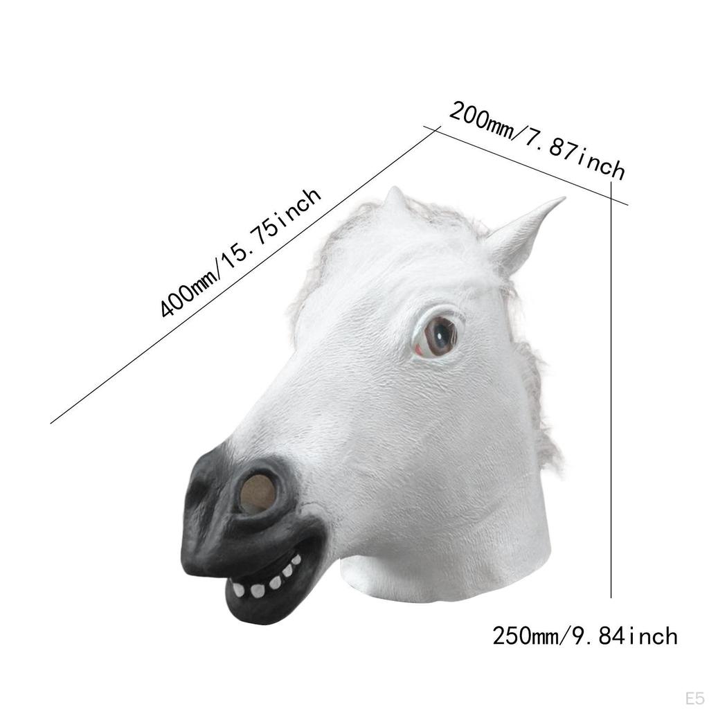 Animal Head Headgear Decoration Funny Dress up Prop Costume Accessory for Show Halloween