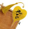 5Pcs Vintage DIY Bodhi Leaf Vein Bookmark Handmade With Words Southeast Asian Bookmark Bookmark Pendant Office