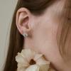 [Silver925] Tuileries Halo Earrings
