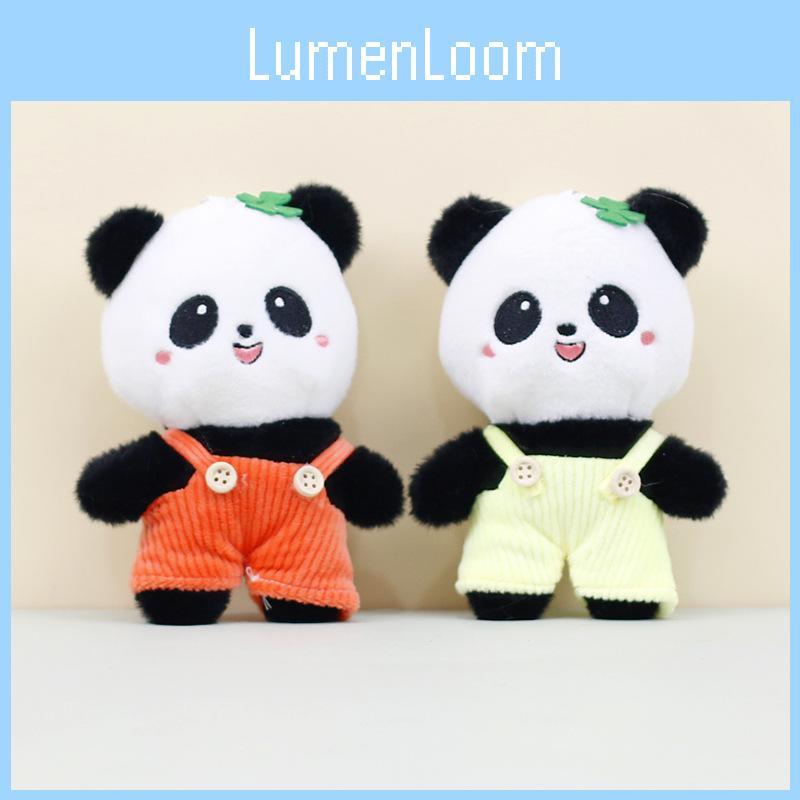 Adorable Panda Plush Toy Keychain Cute Animal Figure With Short Plush And Pp Cotton Filling