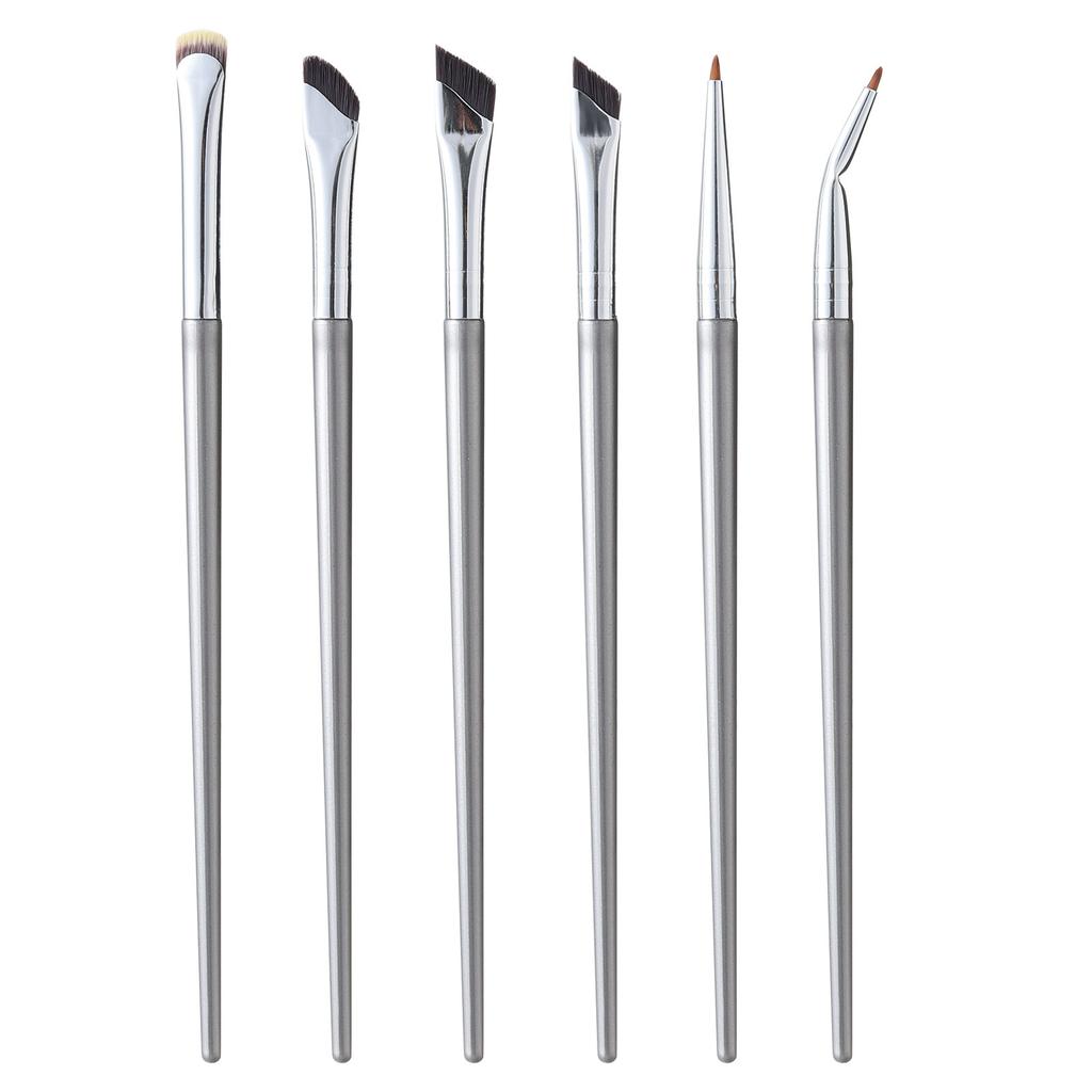 Abgeschrägter Eyelinerpinsel, Concealerpinsel mit flachem Kopf, Pinsel für Tränenrinne, punktuelles Abdecken, nahtlose Abdeckung von Augenringen und Nasolabialfalten, Make-up-Pinsel