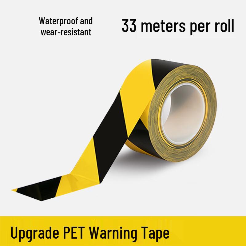 PVC Warning Floor Marking Tape 33m Roll