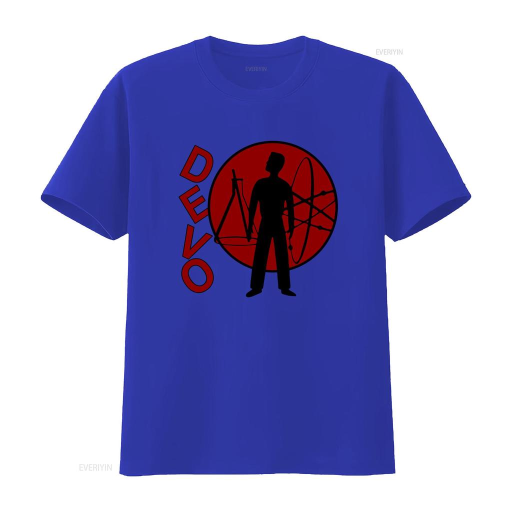 Devo Band T Shirt Cotton All Sizes Retro Rock Music Design Vintage Washed Homme Graphic Top For Everyday Wear Slightly