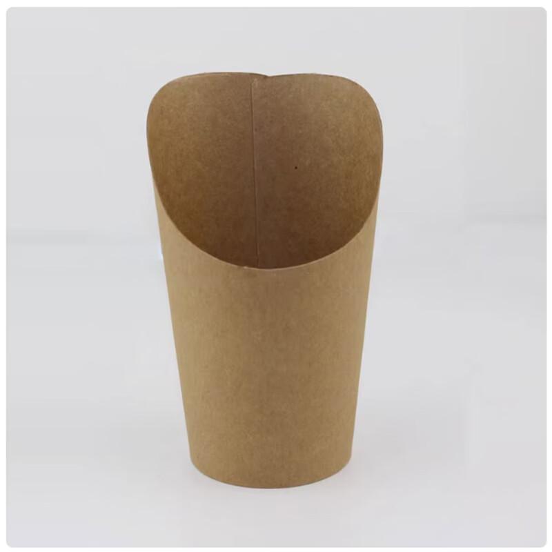 Shengbilai Disposable Kraft Slanted Snack Cups