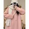 Down Jacket Liner Double-sided Woolen Coat Women's Medium and Long-length Style
