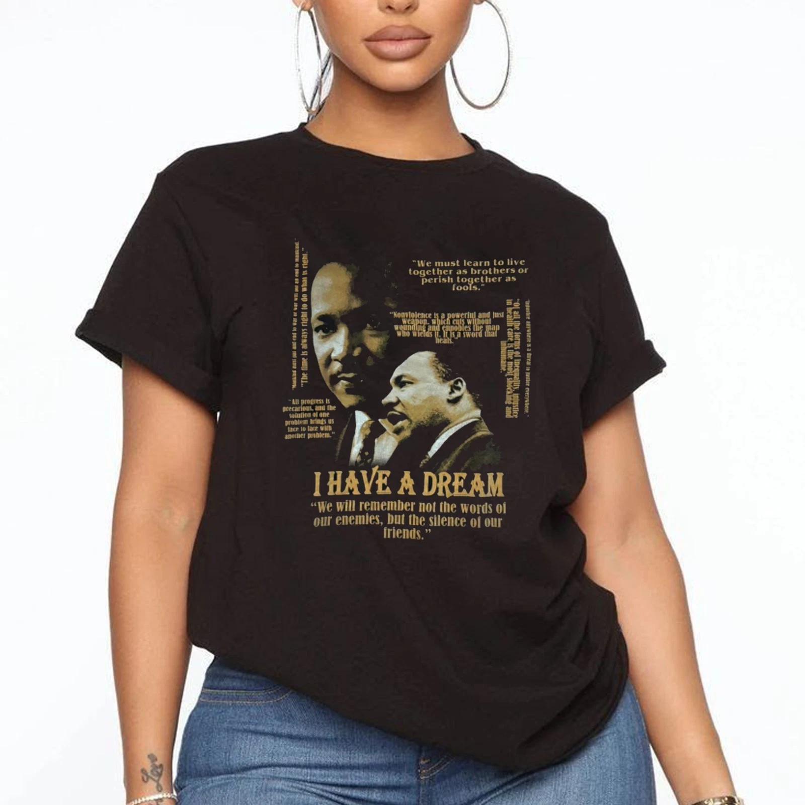 Martin Luther King Quotes T-shirt, Retro Martin Luther King Day Tee, MLK Tee S