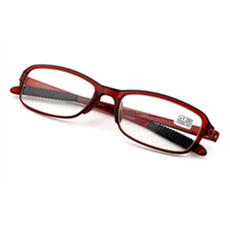 +1.0 To +4.0 TR90 Reading Glasses Square Black Frame Unisex Lightweight Presbyopia Glasses Women Men 3.5