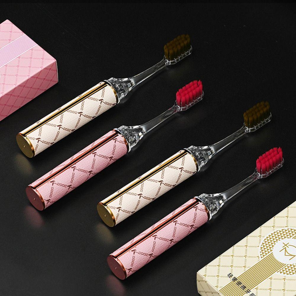 Lipstick Shaped Toothbrush Detachable Oral Care New Cleaning Teeth  Travel