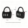 3 Digit Combination Padlock Zinc Alloy Mini Password Lock Colorful Anti Theft Lock For Luggage Gym Locker Cabinet