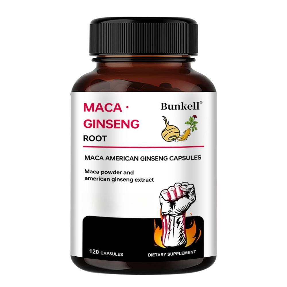 

Organic Maca Root 1000mg Dietary Supplement, Herbal Extracts, 120 Capsules Per Bottle 120 Capsules