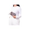 Coach Corner Zip 16 Monogram Heart Floral Print Zip Coated Canvas With Leather Clutch Small Women Clutch Brown Burgundy C7654-IMBMC