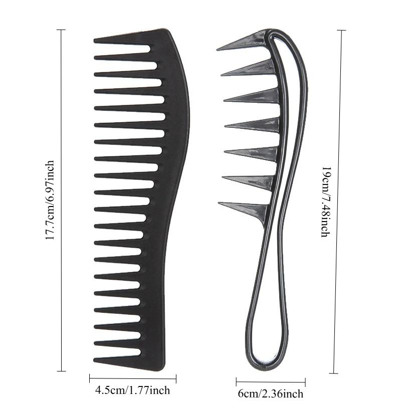 Wide-toothed Curly Hair Comb, Hair Salon Hollow Comb, Styling Tool, Hairdresser Accessories