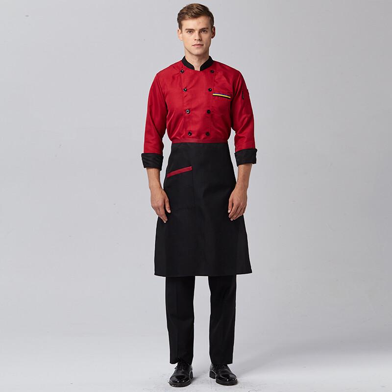 Men's Long-Sleeve Chef Uniform Set