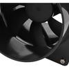 6in Solar Powered Exhaust Fan, ABS Solar Panel Powered Fan Kit, Solar Exhaust Vent Fan Ventilator for Round Pipe for Pet House Chicken Coop RV