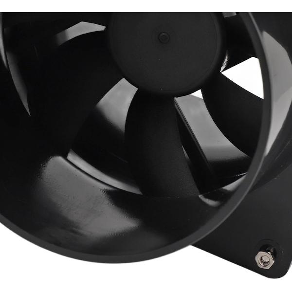 6in Solar Powered Exhaust Fan, ABS Solar Panel Powered Fan Kit, Solar Exhaust Vent Fan Ventilator for Round Pipe for Pet House Chicken Coop RV