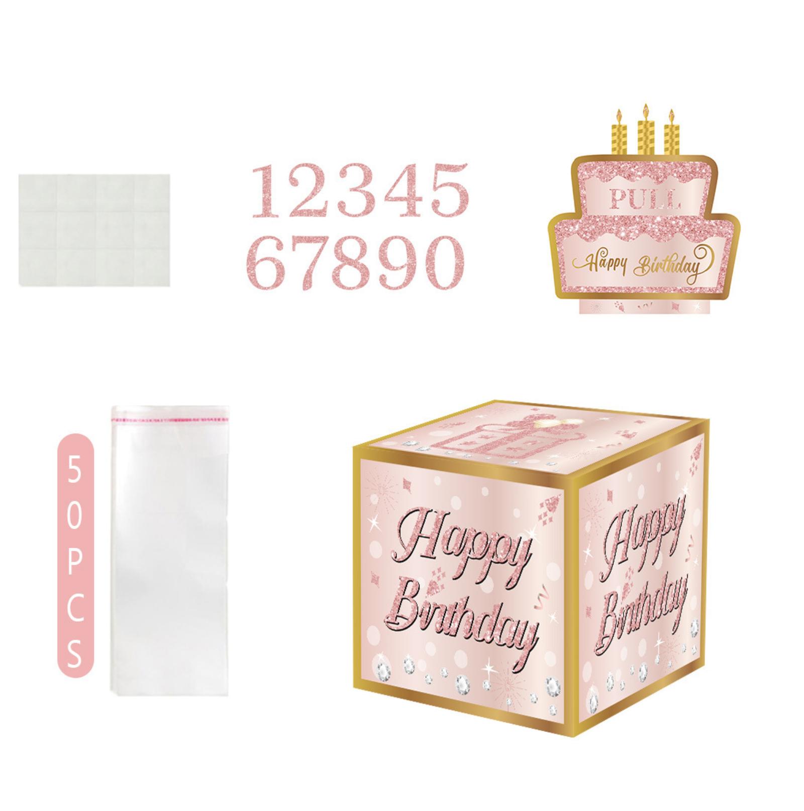 

Бриллиантовая тема дня рождения, украшение для вечеринки, копилка, реквизит для создания атмосферы, коробка для вечеринки по случаю дня рождения One Size