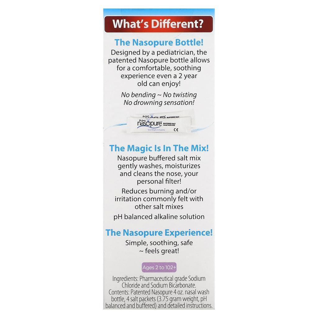 James Hana'S Nasal Wash, Little Sampler Kit, Ages 2-102+, Kit 6