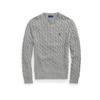 RL Ralph Lauren Pony Logo Crew Neck Knit Sweater - Men's & Women's Warm Autumn/Winter Cable Knit Pullover