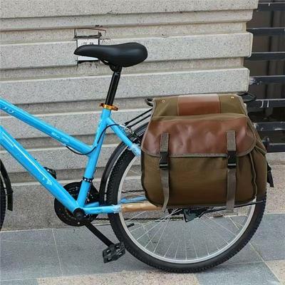 Universal Motorcycle & Bicycle Canvas Saddle Bag: Wear-Resistant, Multifunctional Side Bag & Crossbody Tool Bag