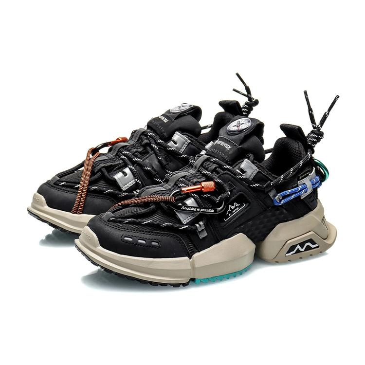 Li Ning Chunky Sneakers Women's Low Top Black AGLQ138-1