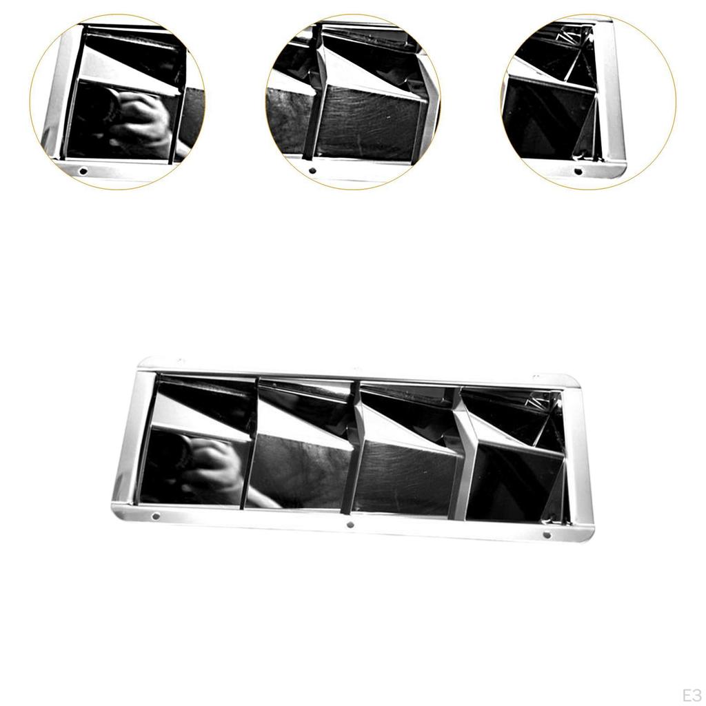 Air Vent Louver Cover for Marine Boat Installation and Ventilation