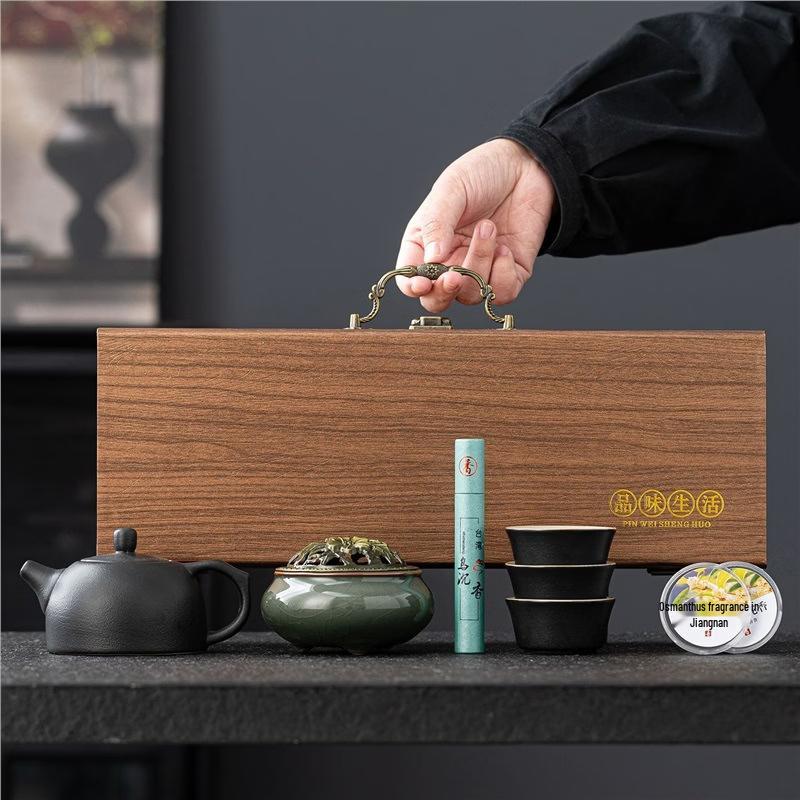 Chinese Retro Ceramic Tea Ceremony Set