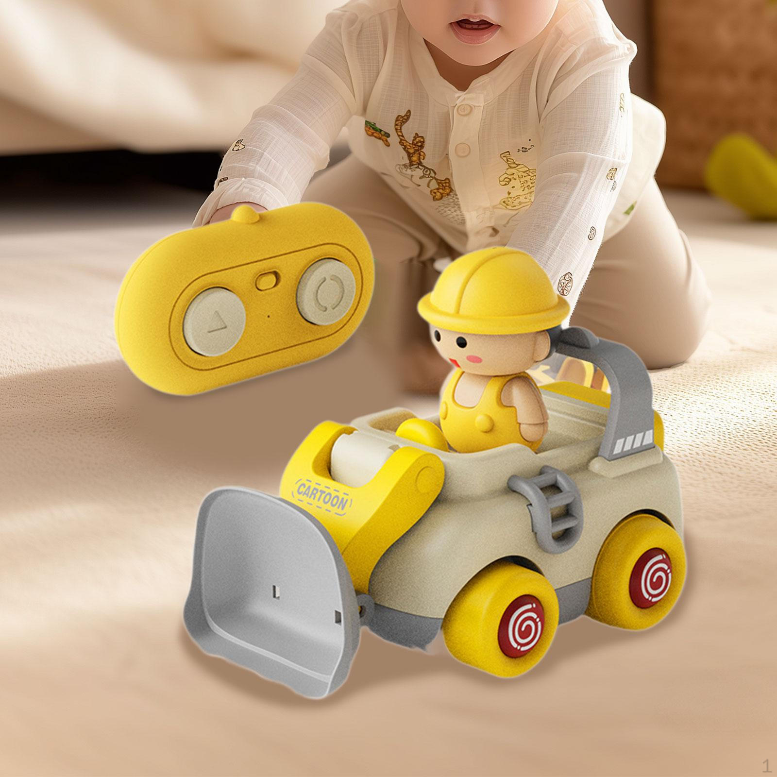 

RC Engineering Car Toy Dinosaur Portable Simulated Cartoon Cars Remote Control Doll bulldozer