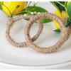 Artificial Lemon Napkin Rings Set of 2, Jute Napkin Ring, Greenery Napkin Ring Holders Farmhouse Napkin Rings for Summer Decor Dinner Weddings Parties