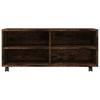 Vidaxl TV Cabinet, On Wheels, Smoked Oak, 90X35X35 Cm