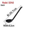 Xiangyuanmei Long Handle Colorful Melamine Soup Spoon - Imitation Porcelain for Hotel and Restaurant Use