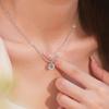 Non fading Sparkling Necklace Female Ins Light Luxury High end Simple and Exquisite Clavicle Chain Girlfriend Birthday