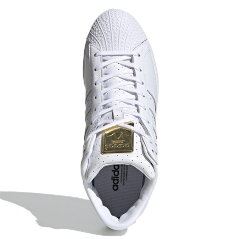 adidas Damen Superstar Ellure 'Weißgold Metallic' Damen Sneaker FW3198