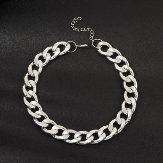 Unisex Thick Link Chain Short Necklace Hip Hop Party Club Statement Jewelry Gift