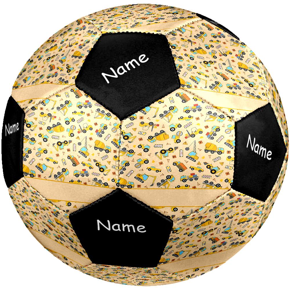 Custom Name excavator Theme Size 5 Soccer Ball, Suitable for Both Indoor and Outdoor Matches, a Gift Suitable for Everyone.