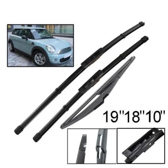 For Mini Cooper R56 Hatchback 19 + 18 + 10 Front and rear wipers Wipers 2011-2013